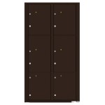 6 Parcel Doors Unit - 4C Wall Mount Max Height - 4C16D-6P 6 Parcel Doors Unit - 4C Wall Mount Max Height - 4C16D-6P