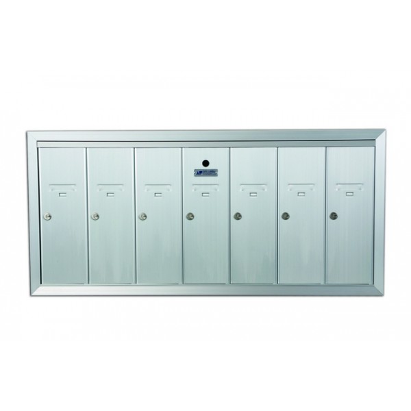 Standard 6 Door Vertical Mailbox Unit - Front Loading and Fully Recessed - 12506HA Standard 6 Door Vertical Mailbox Unit - Front Loading and Fully Recessed - 12506HA