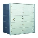 10 DA-size Door Horizontal Mailbox Unit - Front Loading - 140054DA