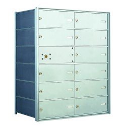 12 DA-size Door Horizontal Mailbox Unit - Front Loading - 140064DA