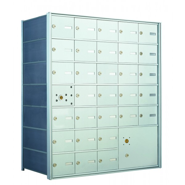 30 PLA-size Door and 1 Parcel Locker Horizontal Mailbox Unit - Front Loading - 140075PLA 30 PLA-size Door and 1 Parcel Locker Horizontal Mailbox Unit - Front Loading - 140075PLA