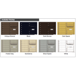 10 Tenant Doors with Outgoing Mail Compartment - 4C Wall Mount 6-High Mailboxes USPS Approved - 4C06D-10 10 Tenant Doors with Outgoing Mail Compartment - 4C Wall Mount 6-High Mailboxes USPS Approved - 4C06D-10