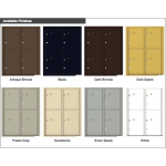 4 Parcel Doors Unit - 4C Wall Mount 11-High - 4C11D-4P 4 Parcel Doors Unit - 4C Wall Mount 11-High - 4C11D-4P