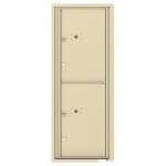 2 Parcel Doors Unit - 4C Wall Mount 12-High - 4C12S-2P