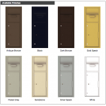 Collection/Drop Box Unit - 4C Wall Mount 12-High - 4C12S-HOP Collection/Drop Box Unit - 4C Wall Mount 12-High - 4C12S-HOP