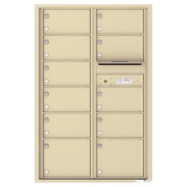 11 Oversized Tenant Doors and Outgoing Mail Compartment - 4C Wall Mount 13-High Mailboxes - 4C13D-11 11 Oversized Tenant Doors and Outgoing Mail Compartment - 4C Wall Mount 13-High Mailboxes - 4C13D-11