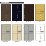 13 Oversized Tenant Doors and Outgoing Mail Compartment - 4C Wall Mount 14-High Mailboxes - 4C14D-13 13 Oversized Tenant Doors and Outgoing Mail Compartment - 4C Wall Mount 14-High Mailboxes - 4C14D-13