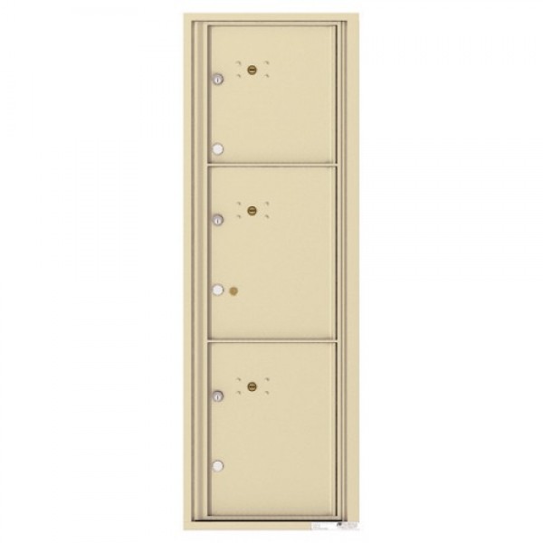 3 Parcel Doors Unit - 4C Wall Mount 14-High - 4C14S-3P