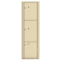 3 Parcel Doors Unit - 4C Wall Mount Max Height - 4C16S-3P