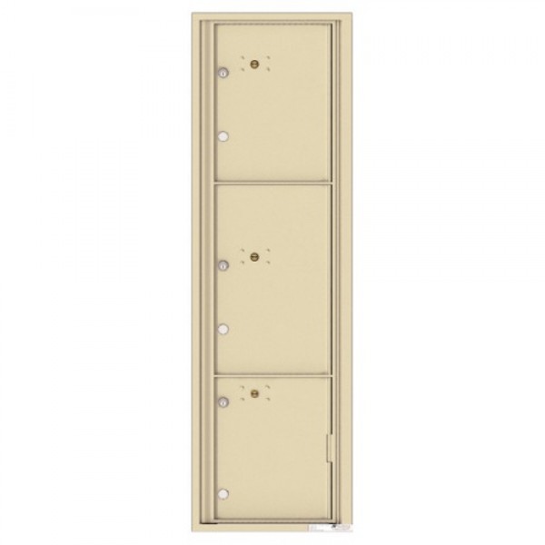 3 Parcel Doors Unit - 4C Wall Mount Max Height - 4C16S-3P 3 Parcel Doors Unit - 4C Wall Mount Max Height - 4C16S-3P