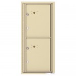 2 Parcel Doors Unit - 4C Wall Mount ADA Max Height - 4CADS-2P