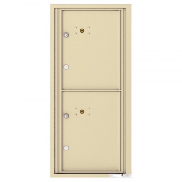 2 Parcel Doors Unit - 4C Wall Mount ADA Max Height - 4CADS-2P