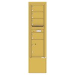 4 Tenant Doors with 1 Parcel Locker and Outgoing Mail Compartment - 4C Depot Mailbox Module - 4C15S-04-D 4 Tenant Doors with 1 Parcel Locker and Outgoing Mail Compartment - 4C Depot Mailbox Module - 4C15S-04-D
