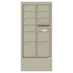 9 Tenant Doors with 2 Parcel Lockers and Outgoing Mail Compartment - 4C Depot Mailbox Module - 4C16D-09-D 9 Tenant Doors with 2 Parcel Lockers and Outgoing Mail Compartment - 4C Depot Mailbox Module - 4C16D-09-D