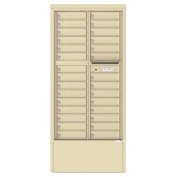 29 Tenant Doors with one Outgoing Mail Compartment - 4C Depot Mailbox Module - 4C16D-29-D