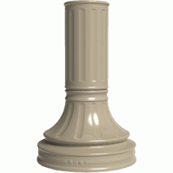 Traditional Decorative Column Pedestal Cover with Base - VOGUEPA28